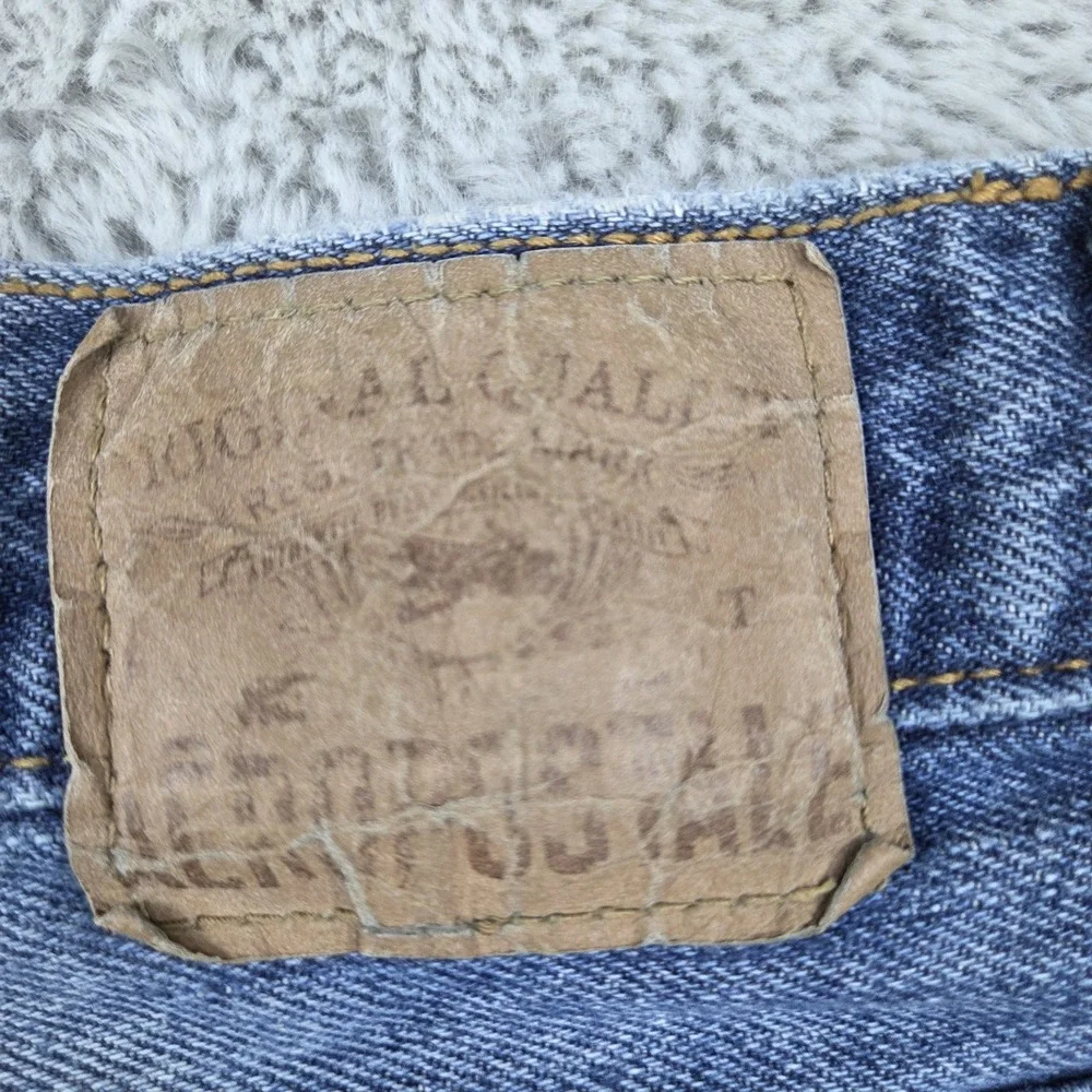 Aeropostale Straight Leg Jeans Mens 30x29 Classic Five Pocket Medium Wash Blue
